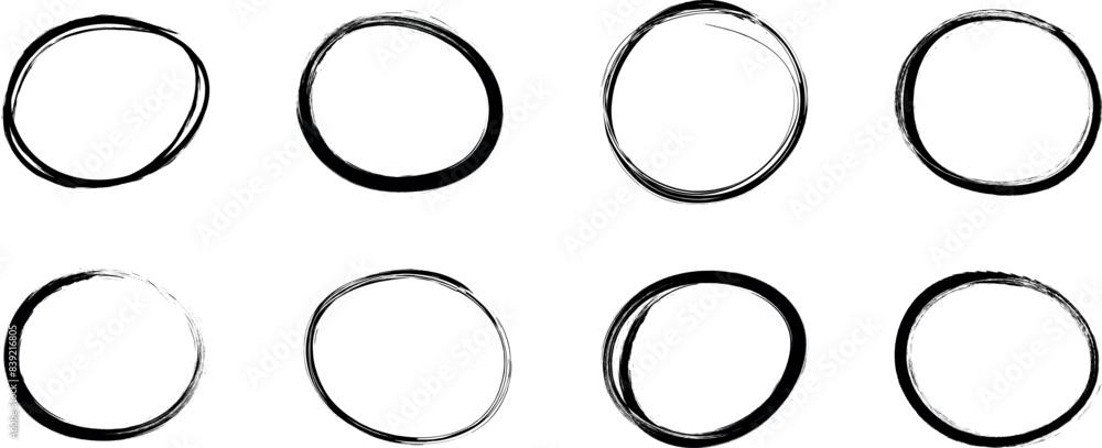 Hand drawn grange circle line sketch set. Vector circular scribble doodle round circles for message note mark design element. Pencil or pen graffiti bubble or ball draft illustration
Hand drawn grange circle line sketch set. Vector circular scribble doodle round circles for message note mark design element. Pencil or pen graffiti bubble or ball draft illustration