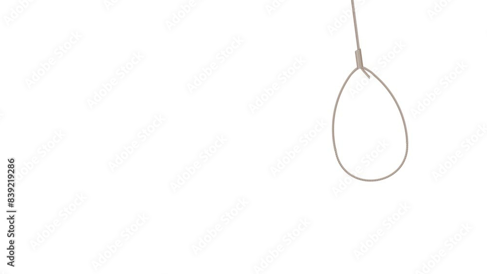 An image with an executioner's noose. An image with an executioner's noose.
