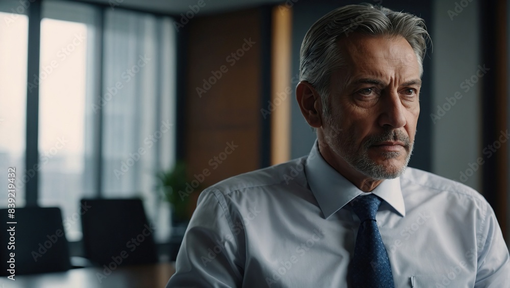 Mature businessman, portrait and confidence for boss, decision and management in office. Project manager, professional and ceo in workplace for risk, company budget and development or goal Mature businessman, portrait and confidence for boss, decision and management in office. Project manager, professional and ceo in workplace for risk, company budget and development or goal