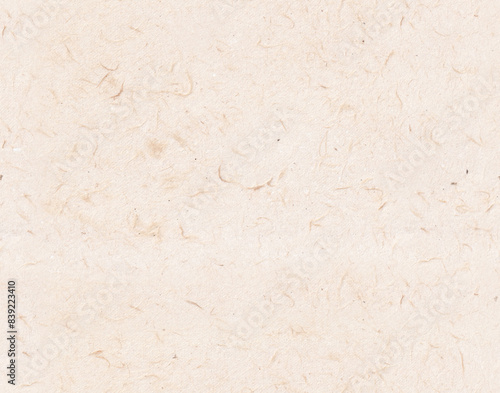 Light lokta paper texture. Seamless Nepalese craft handmade fiber recycled paper background surface, natural and eco-friendly pattern material page. 18gsm pale natural.