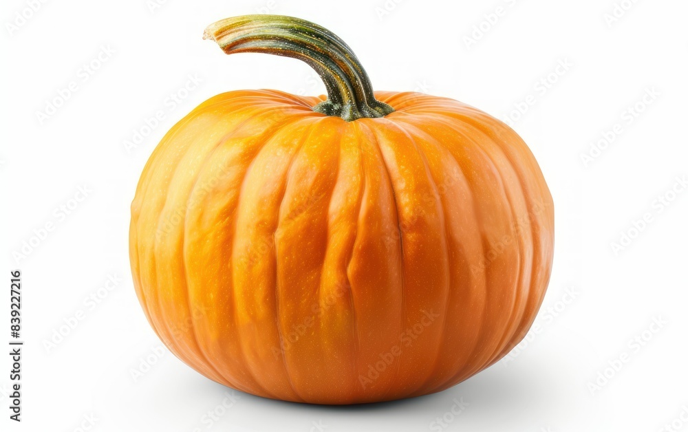 Fresh Orange Pumpkin Isolated on White Fresh Orange Pumpkin Isolated on White