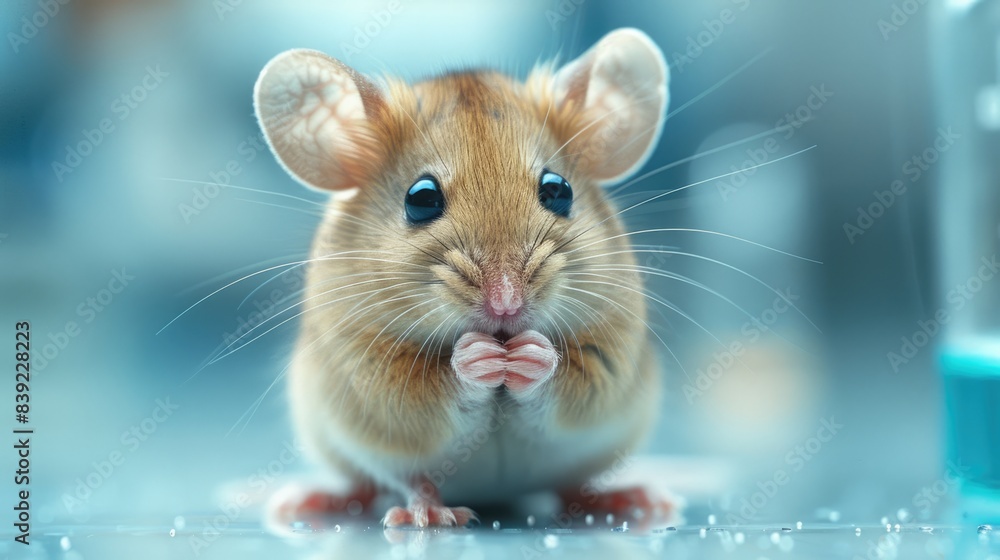 Scientist Lab Mouse Handling Liquids in Laboratory
Scientist Lab Mouse Handling Liquids in Laboratory