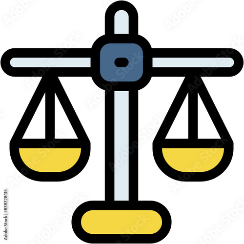 Vector Icon Balance, Legal, Equal, Judge, Truth, Balance Scale