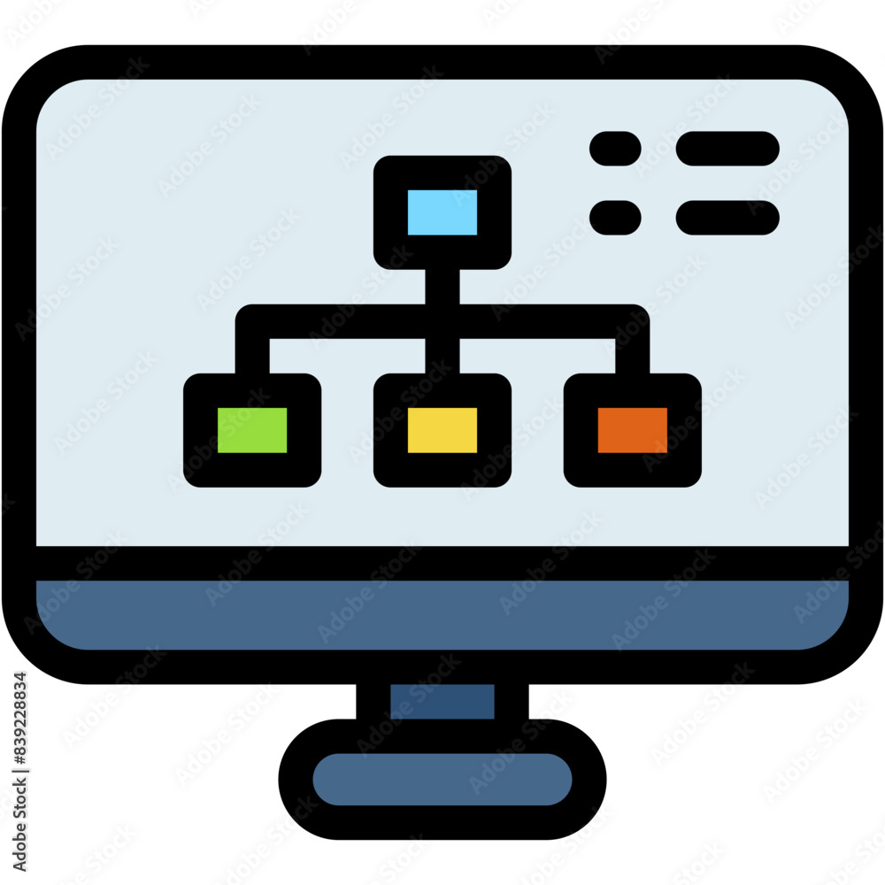 Vector Icon Hierarchy, Organization Chart, Business, Organized, Plan, Task Vector Icon Hierarchy, Organization Chart, Business, Organized, Plan, Task