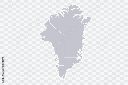 Greenland Map Cloud Color on White Background quality files Png