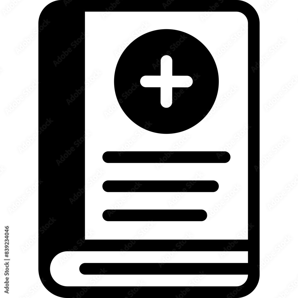 Vector Icon Medical Book, Manual Book, Healthcare and Medical, Educational Book, Instruction, Education Vector Icon Medical Book, Manual Book, Healthcare and Medical, Educational Book, Instruction, Education
