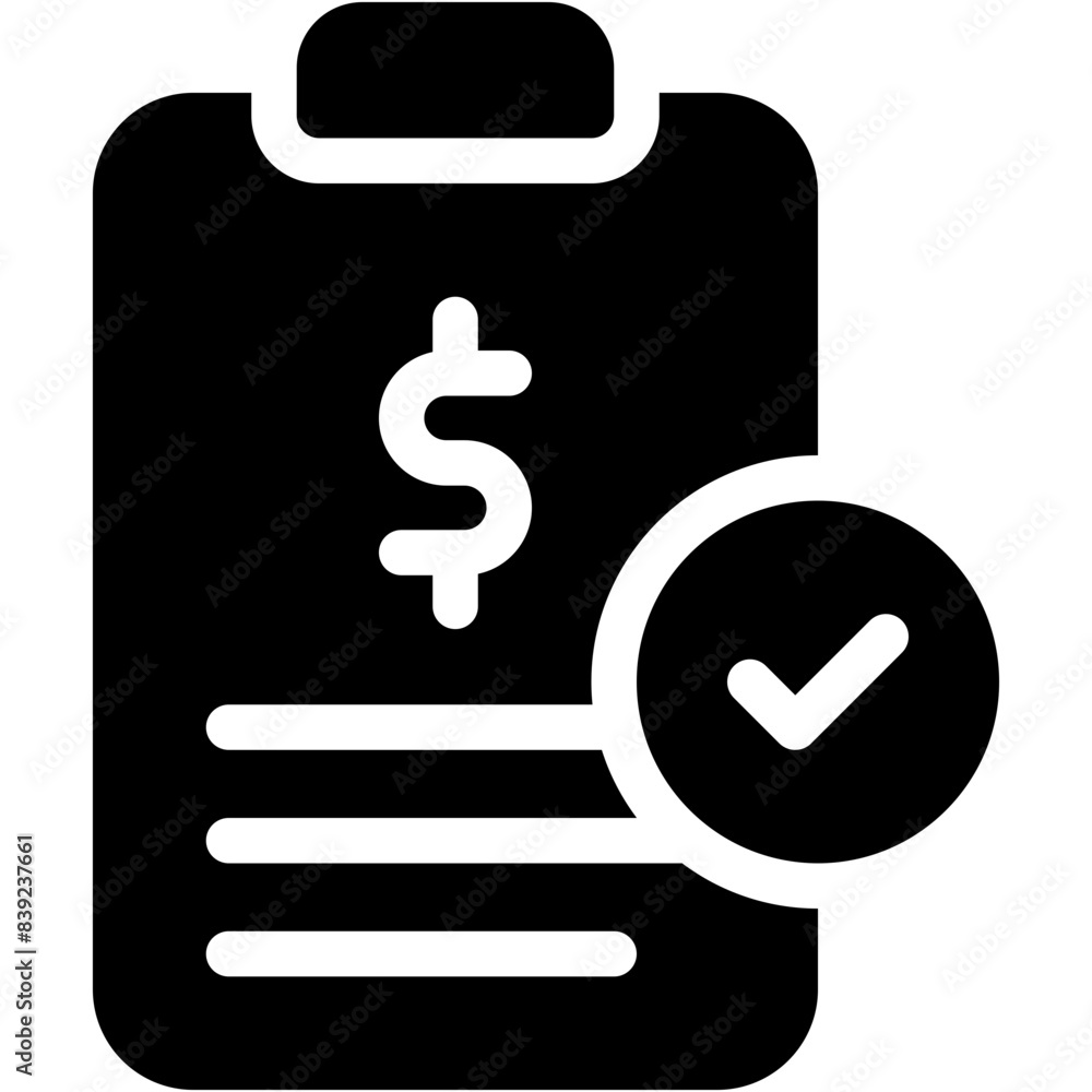Vector Icon audit, business and finance, inspection, loupe, money Vector Icon audit, business and finance, inspection, loupe, money