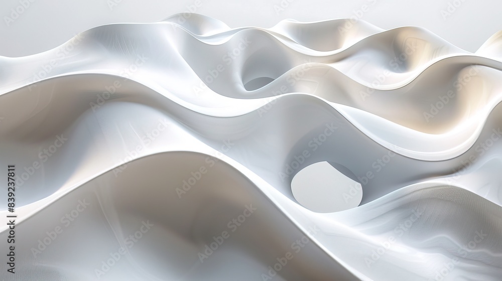 white Abstract Design Background, 3d wave bussines design banner white Abstract Design Background, 3d wave bussines design banner