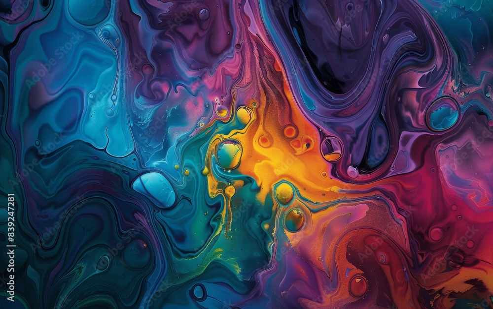 polychromatic, abstract polychromatic, abstract