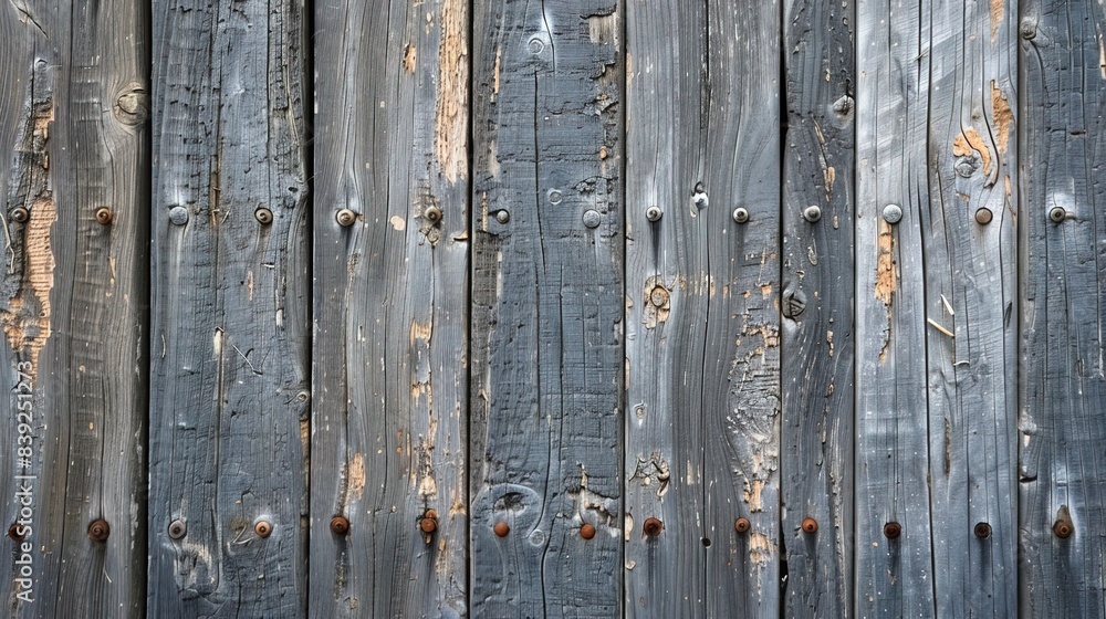 Close-up of Wooden Wall, Royan, Charente-Maritime Close-up of Wooden Wall, Royan, Charente-Maritime