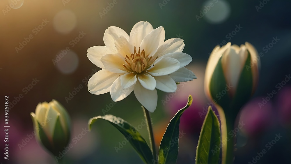 Fototapeta premium Beautiful, colorful spring flower background