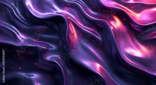 abstract wavy liquid background , Ai generated image