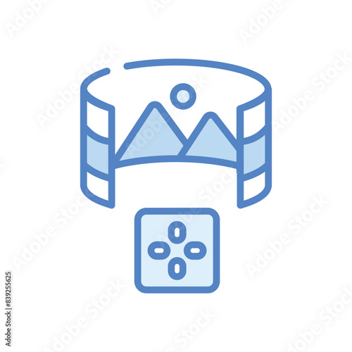 Control icon isolate whitebackground vector illustration