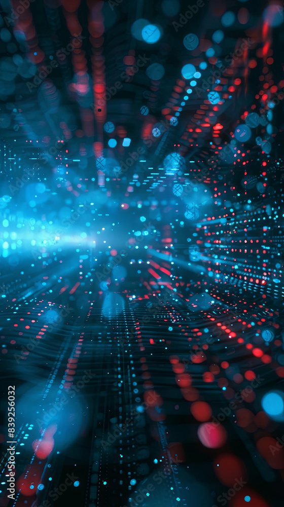 Abstract Fiber Optic and Technology Background Abstract Fiber Optic and Technology Background