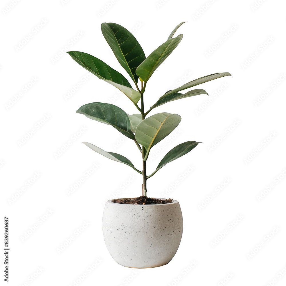 A potted green plant, perfect for interior decoration or projects related to plant enthusiasts isolated on transparent background cutout png A potted green plant, perfect for interior decoration or projects related to plant enthusiasts isolated on transparent background cutout png
