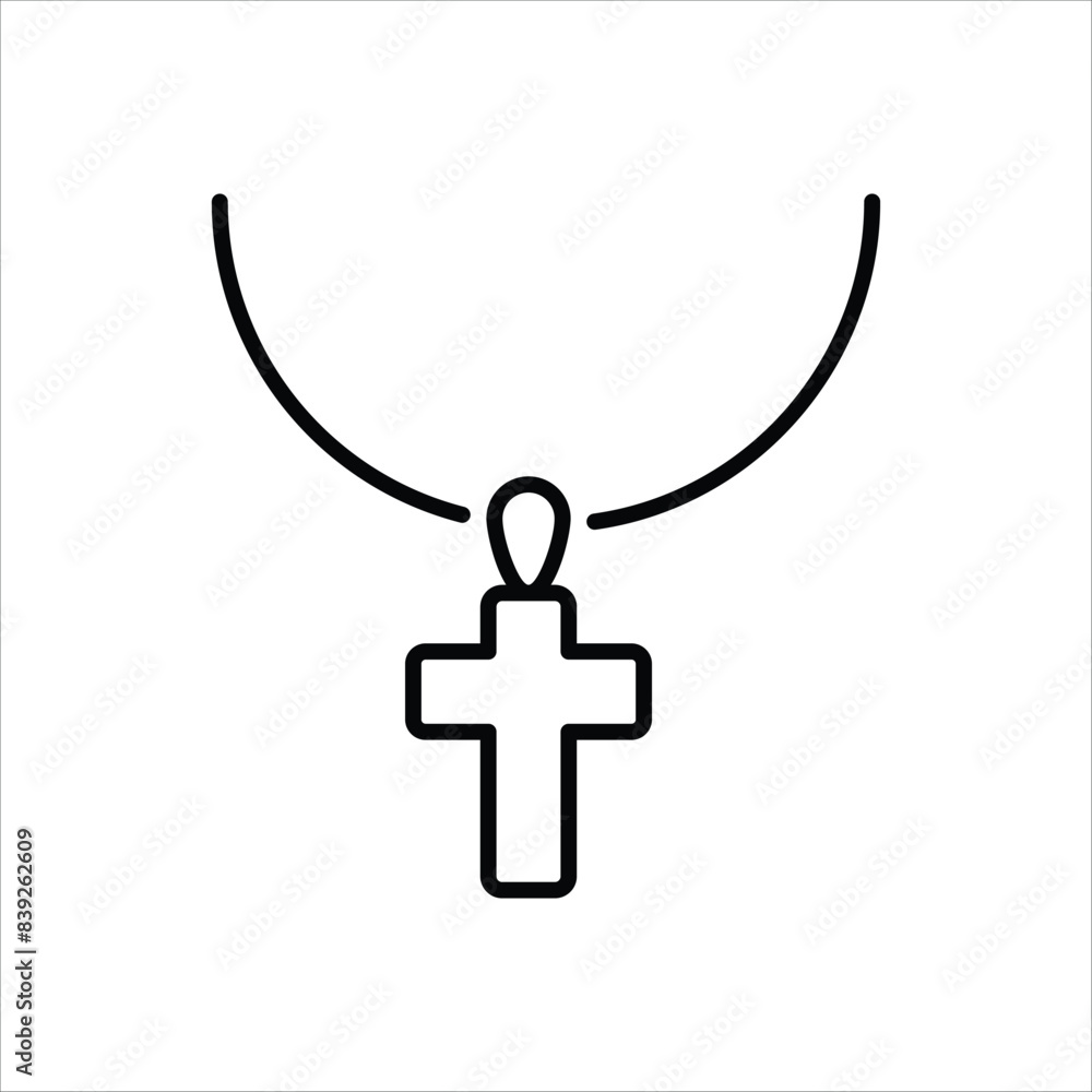 Necklace vector icon Necklace vector icon