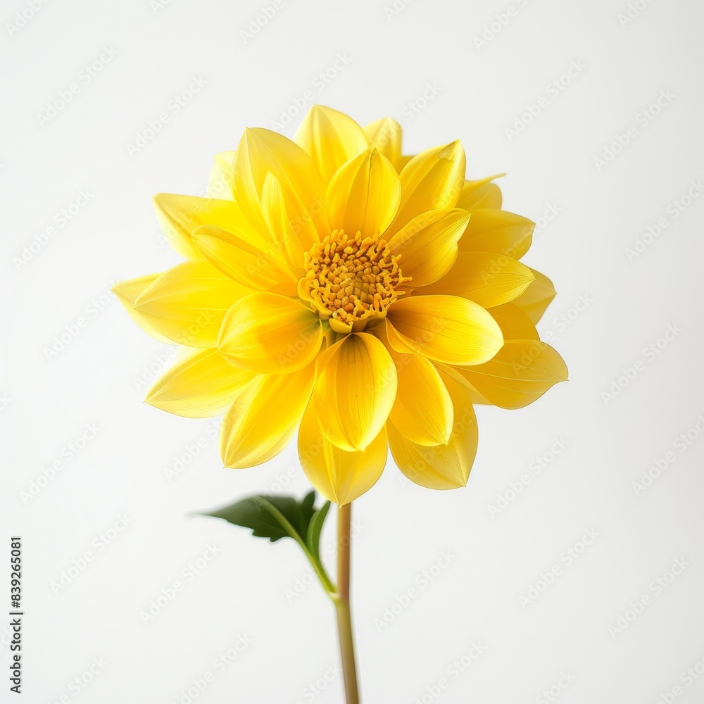 flower Photography, Dahlia Kelvin Floodlight, Close up view, Close up view, Isolated on white Background flower Photography, Dahlia Kelvin Floodlight, Close up view, Close up view, Isolated on white Background