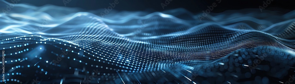 Harmonious flow of electric lines converging, balanced energy, serene high tech background Harmonious flow of electric lines converging, balanced energy, serene high tech background