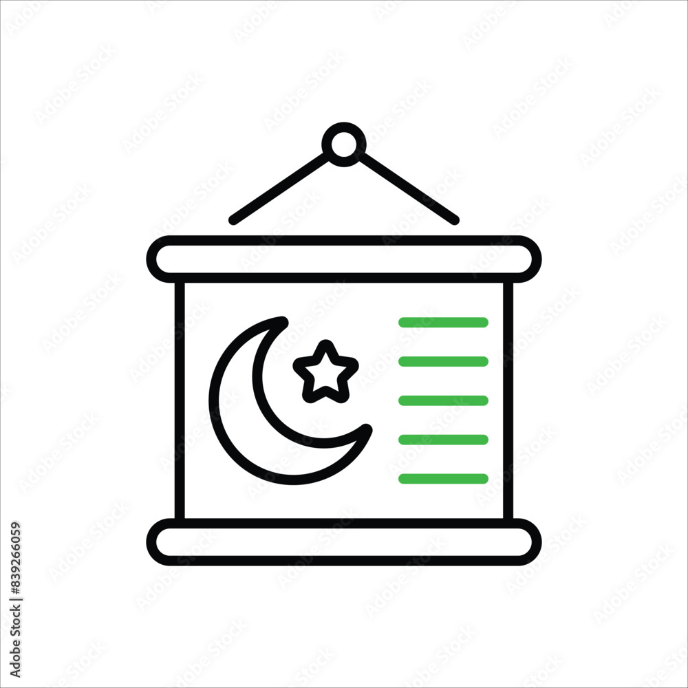 Islamic vector icon Islamic vector icon