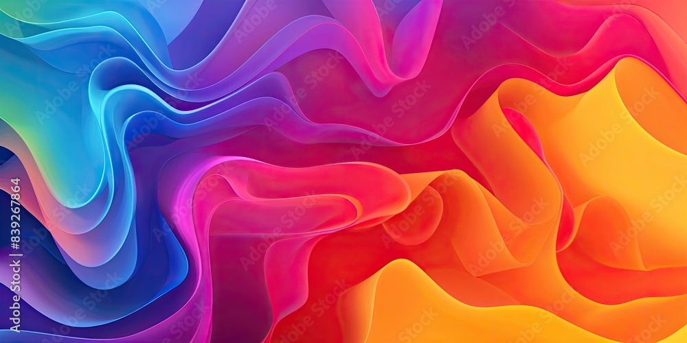 Dreamy Multicolor Fluid Design Dreamy Multicolor Fluid Design