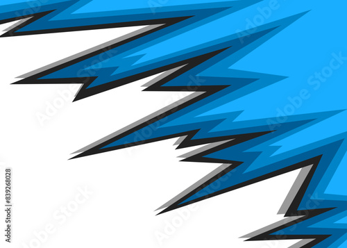 Abstract background with jagged spike pattern and with some copy space area