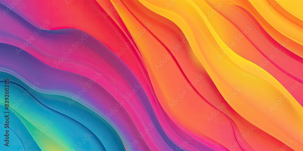 Soft Rainbow Fluid Art Soft Rainbow Fluid Art