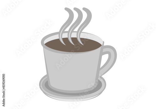 Taza de café o chocolate caliente.