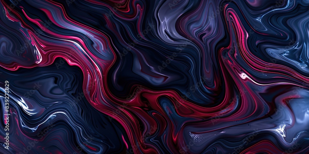Mysterious Red and Black Swirls Mysterious Red and Black Swirls