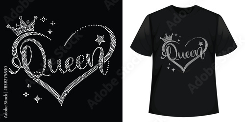 Best Rhinestone T-shirt Design Vector Template