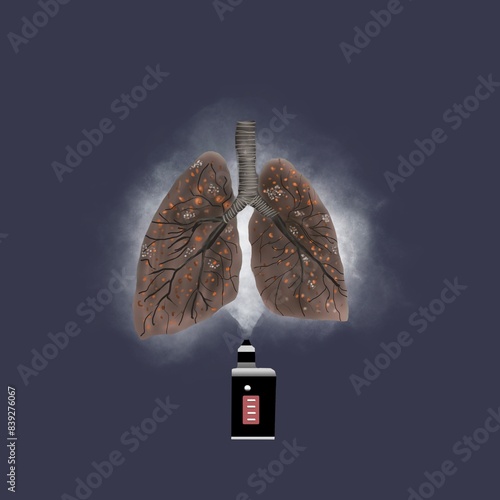 Electronic cigarettes and lungs, World No Tobacco Day