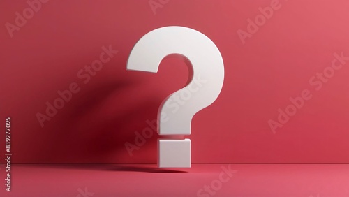 Question mark, faq Q & A , question bubble icon model asking solution logo information