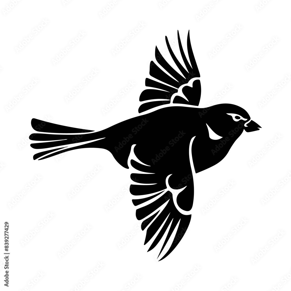 Obraz premium Bird silhouette
