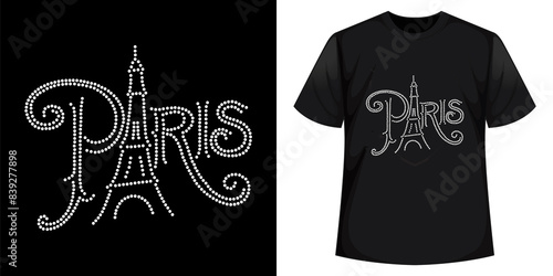 Best Rhinestone T-shirt Design Vector Template photo