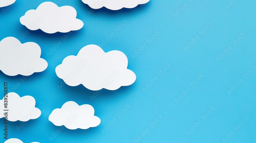 white clouds on blue minimalist paper background --no text, titles, --ar 16:9 --quality 0.5 --stylize 0 Job ID: 9aacf602-12fe-43d9-a96e-e0e1d88539f1 white clouds on blue minimalist paper background --no text, titles, --ar 16:9 --quality 0.5 --stylize 0 Job ID: 9aacf602-12fe-43d9-a96e-e0e1d88539f1