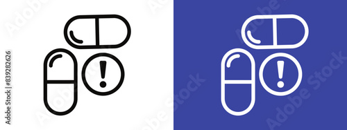 Overdose Symbol Highlighting Health Risks and Cautionary Advice