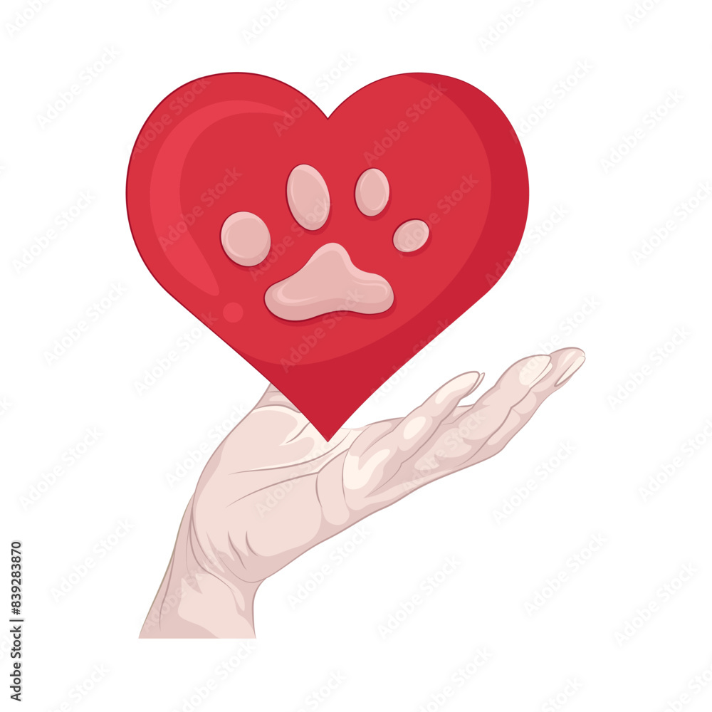 Illustration of pet care Illustration of pet care
