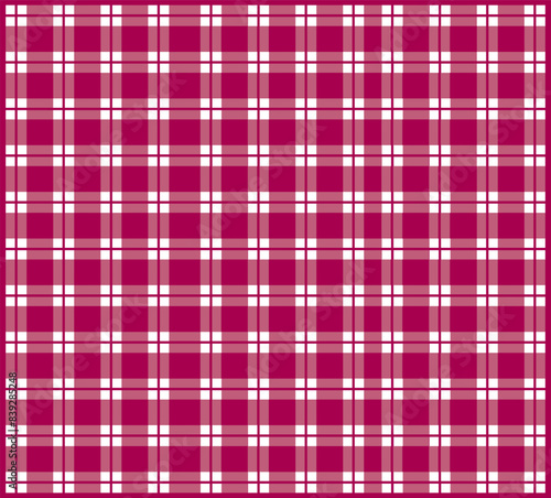 Conception de modèle à carreaux de noël plat