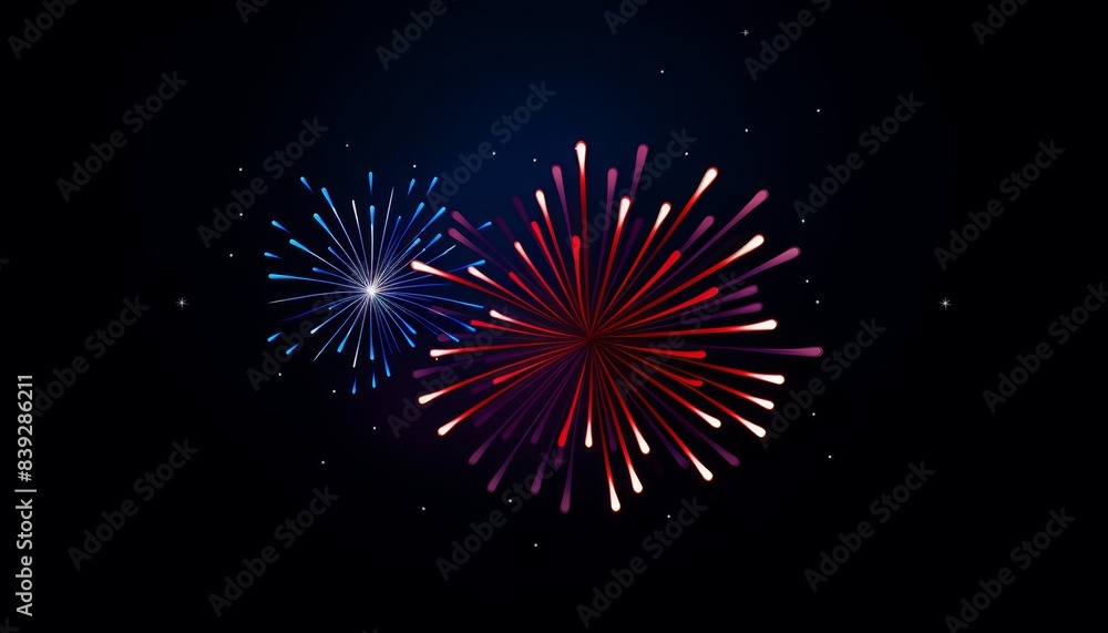 fireworks display flat design top view summer festival cartoon drawing vivid fireworks display flat design top view summer festival cartoon drawing vivid