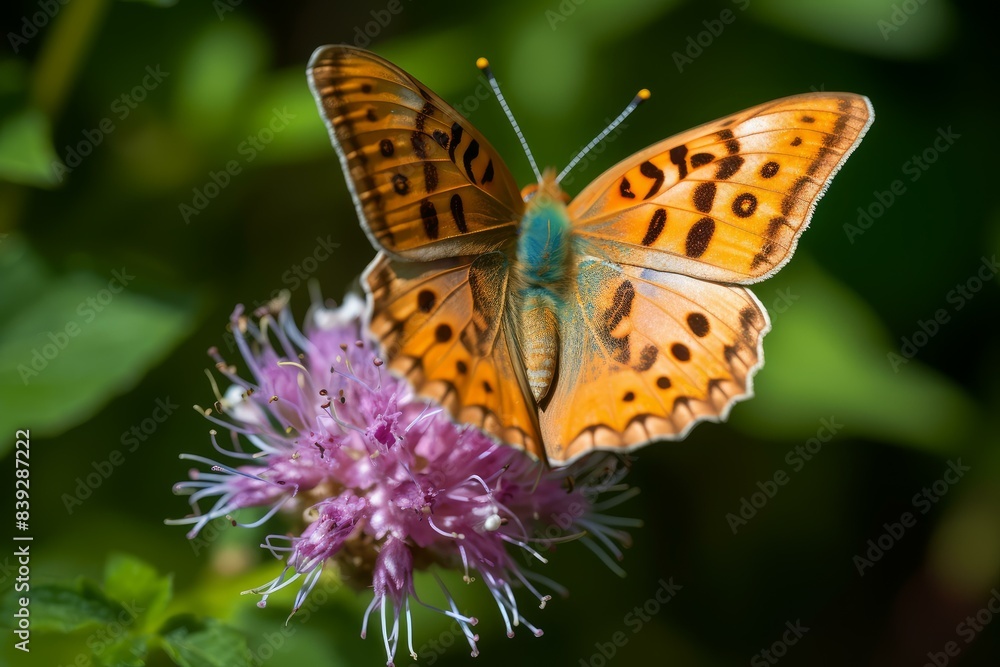 Fluttering Summer butterfly. Spring nature insect. Generate Ai Fluttering Summer butterfly. Spring nature insect. Generate Ai