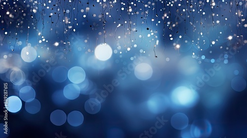 graduation celebration background blur bokeh dark blue
