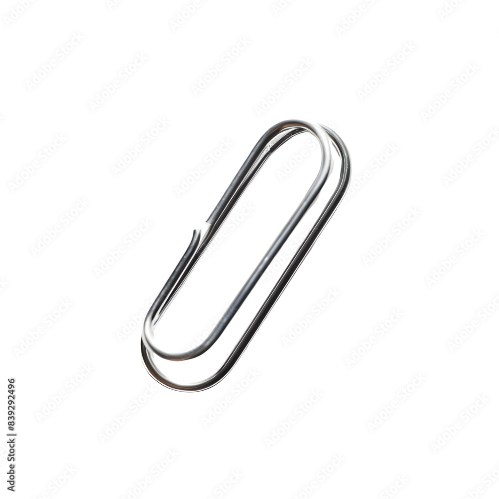 Paper clip isolated on transparent background Paper clip isolated on transparent background