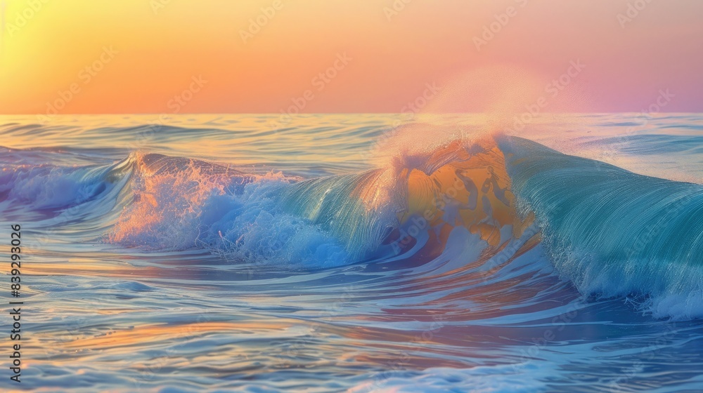 Fototapeta premium sunrise over the ocean