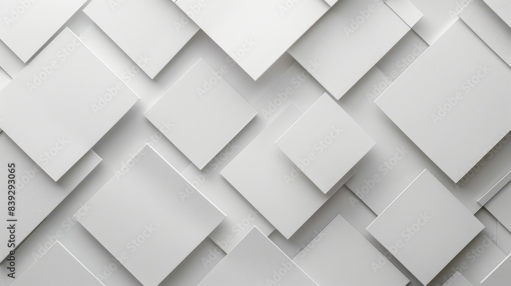 White geometric shapes White geometric shapes