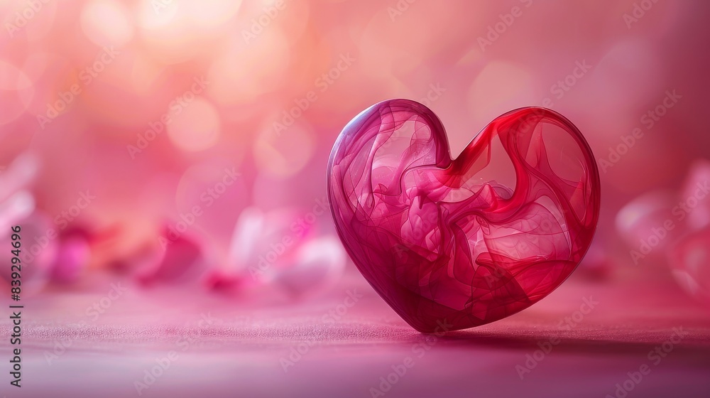 A Valentine day background with a heart of red and pink colors A Valentine day background with a heart of red and pink colors