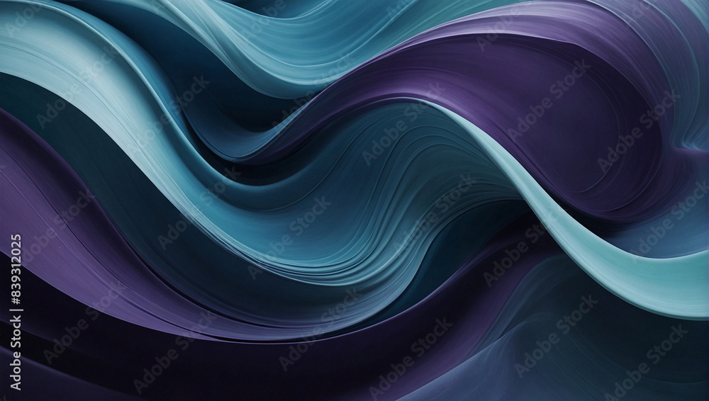 Abstract blue background with flowing waves and light texture. Generative Ai Abstract blue background with flowing waves and light texture. Generative Ai