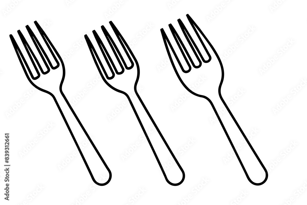 fork spoon silhouette vector illustration fork spoon silhouette vector illustration