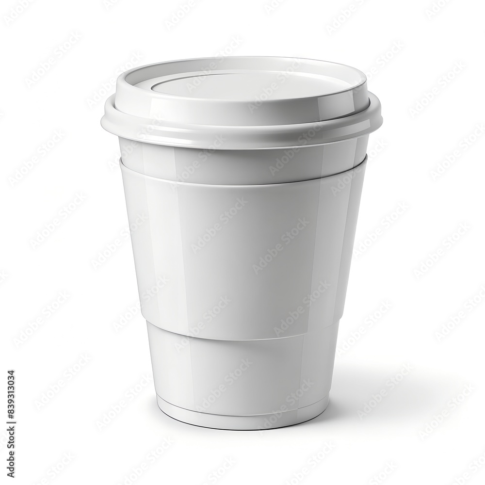 custom made wallpaper toronto digitala white plastic cup isolated on white background