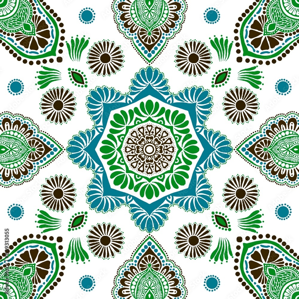 Vibrant colours four sided mandala designs Vibrant colours four sided mandala designs