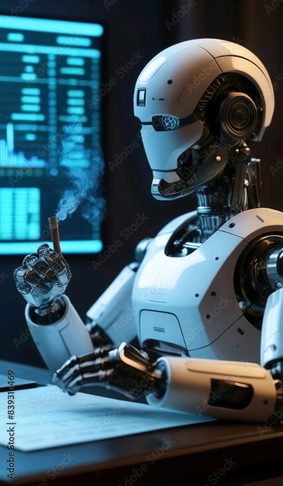 Naklejka premium microscope in laboratory