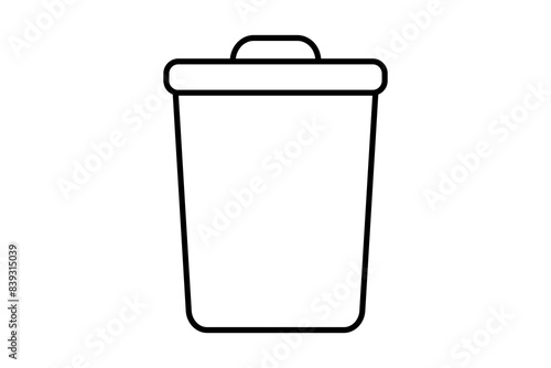 delete icon. icon related to edit tool. suitable for web site, app, user interfaces, printable etc. line icon style. simple vector design editable